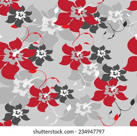 Seamles Vector Background  Flowers Floral 