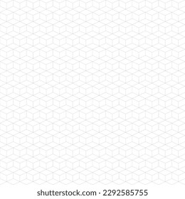 Seamless 3d blocks Vector. Geometric pattern isolated on a White background