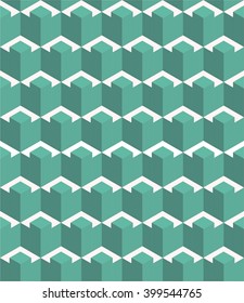 Seamless 3D boxes background pattern