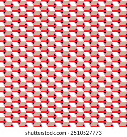 Seamless 3D shape image pattern illustration