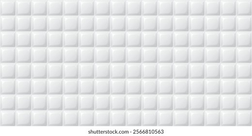 Seamless 3D square block pattern background graphic illustration.
