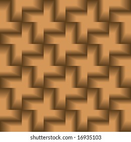 Seamless 3d vector pattern with tiles