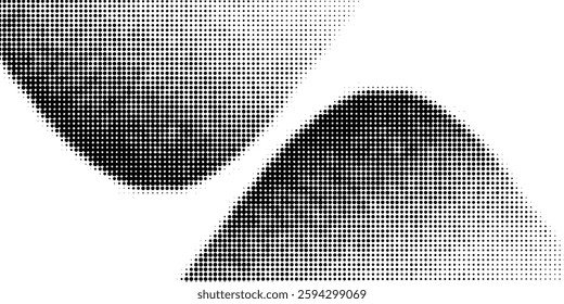 Seamless 4K Black and White Polka Dot