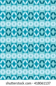Seamless A4 abstract geometric pattern