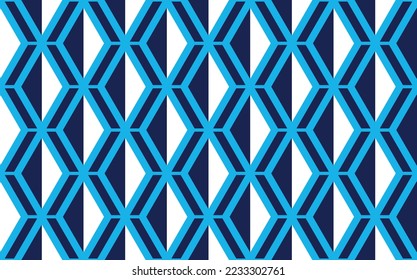 Nahtlos abstraktes geometrisches Kettenmuster. Vektorgrafik.