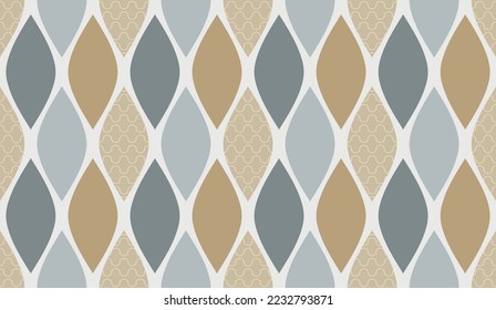 Seamless abstarct geometric pattern. Vector Illustration.