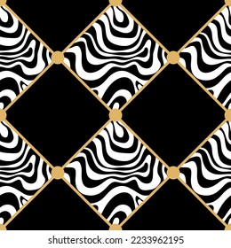 Seamless abstarct geometric pattern. Vector Illustration.