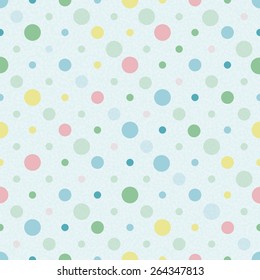 Seamless abstarct pattern. Colorful spotted illustration vector