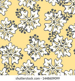 Seamless Abstract Aloha Flower Background Pattern