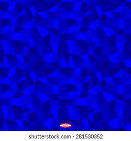 seamless abstract angular dark blue pattern aquamarine texture with quadrangle with abstract aqua line on navy background. vector illustration