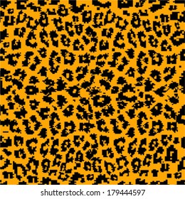 Seamless abstract animal fur pattern 