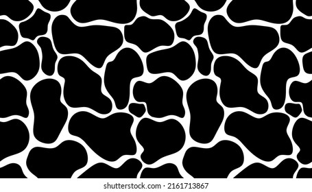 Seamless abstract animal skin pattern. Vector Illustration.