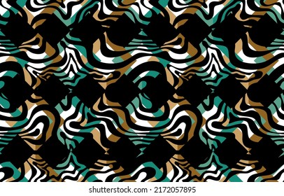 Seamless abstract animal skin pattern. Vector Illustration.