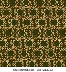 Seamless and abstract Arabic style pattern vector background. vector illustration
