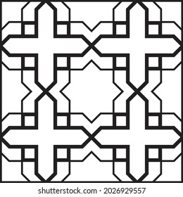 Nahtlose abstrakte architektonische Muster Fliesen Hintergrund. Vektorgrafik.
