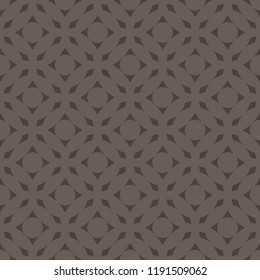 Seamless abstract art dark gray monochrome pattern