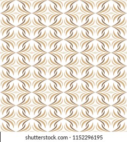 Seamless Abstract Art Deco Pattern. Vector Floral Background. Ornament Decorative Texture.