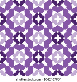 Seamless abstract art lilac pattern