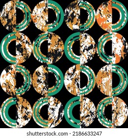 Seamless  abstract artistic pattern. Vector Illustration.