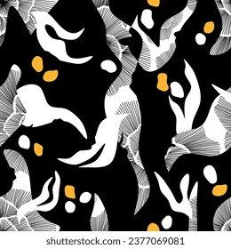 Seamless abstract  artistic pattern. Vector Illustration