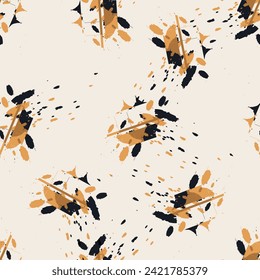 Seamless abstract artistic pattern. Vector Illustration.