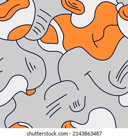 Seamless abstract artwork with colorful patterns