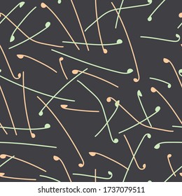 Un fondo abstracto sin inconvenientes con líneas de tracción a mano caóticas.