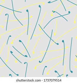 Seamless abstract backdrop with chaotic hand draw lines.
