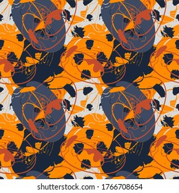Fondo abstracto impecable con patrones de dibujo a mano, formas.