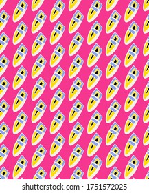 Seamless abstract backdrop with repeat hand draw elements.