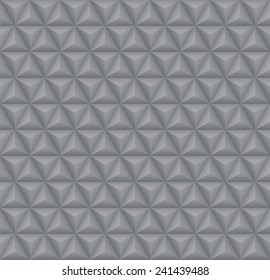 Seamless abstract background. 3D vector triangle pattern geometry.