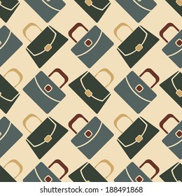 seamless abstract background with bags