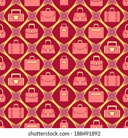 seamless abstract background with bags