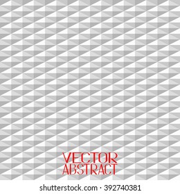 Seamless Abstract Background. Black white Rhombuses and grey Triangles. Vector illustration