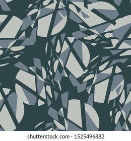Seamless abstract background with broken circles.