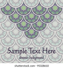 Seamless abstract background with circles
