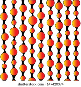 Seamless abstract background with circles. Modern texture. 