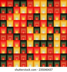 Seamless abstract background. seamless background of colored squares surround