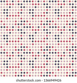 Seamless abstract background of colored varied circles for design.