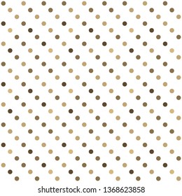 Seamless abstract background of colored varied circles for design.