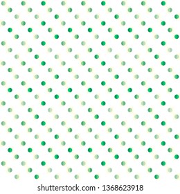 Seamless abstract background of colored varied circles for design.