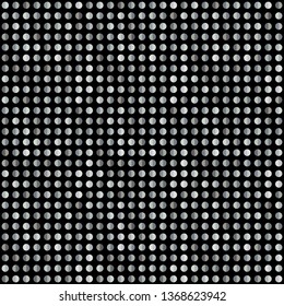 Seamless abstract background of colored varied circles for design.