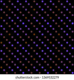 Seamless abstract background of colored varied circles for design.