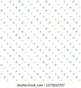 Seamless abstract background of colored varied circles for design.