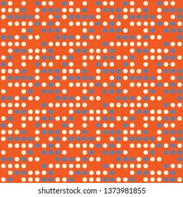 Seamless abstract background of colored varied circles for design.