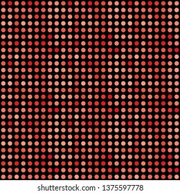 Seamless abstract background of colored varied circles for design.