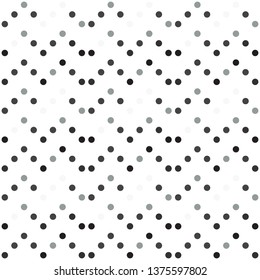 Seamless abstract background of colored varied circles for design.