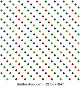 Seamless abstract background of colored varied circles for design.