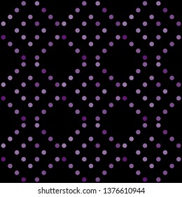 Seamless abstract background of colored varied circles for design.