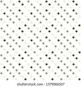 Seamless abstract background of colored varied circles for design.